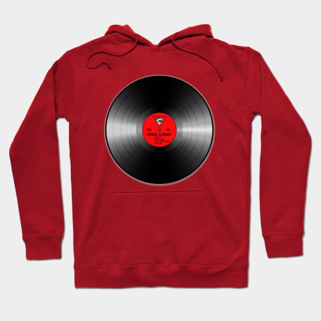 Old School Record Hoodie by i4ni Studio